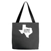 home texas outline Tote Bags