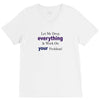 drop everything V-Neck Tee