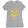 jack o' lantern Ladies Fitted T-Shirt