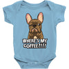 where's my coffee Baby Bodysuit