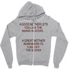 goog mom great mom Zipper Hoodie