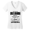 I&rsquo;m Called Great Grandma Because I&rsquo;m Way Too Cool To Be Called Gra Women's V-Neck T-Shirt