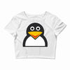 penguin face Crop Top