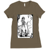 crazy girl Ladies Fitted T-Shirt
