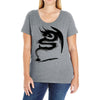 spooky kitties 2 Ladies Curvy T-Shirt