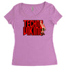 funny techno viking 3, ideal birthday present or gift Women's Triblend Scoop T-shirt
