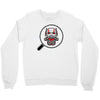 hello! i'm down here! Crewneck Sweatshirt