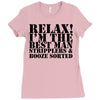 relax! i'm the best man Ladies Fitted T-Shirt