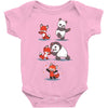 red fusion Baby Onesie