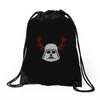 darth vader reindeer Drawstring Bags