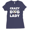 Crazy Dog Lady Ladies Fitted T-Shirt