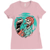 skullchain saw Ladies Fitted T-Shirt