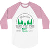 life is short take the trip buy the shoe 3/4 Sleeve Shirt