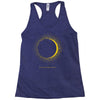 come the sun solar eclipse Racerback Tank