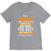 all men are created equal but only the best are born in september V-Neck Tee