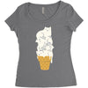 doodle Women's Triblend Scoop T-shirt