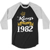kings are born in 1982 3/4 Sleeve Shirt