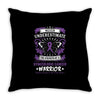 Never Underestimate The Strength Of A Gynecologic Cancer Warrior Throw Pillow