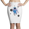 Space Astronot Pencil Skirts