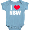 i heart nsw Baby Onesie