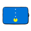 funny 80s pacman 'eating buttons' Laptop sleeve