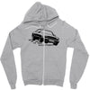 mercedes benz w126 Zipper Hoodie