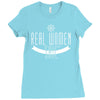 real women sail Ladies Fitted T-Shirt