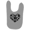 cat love paw Baby Bibs