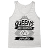 Queens Are Born In January Tank Top