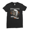 dragons are a girl's best frien Ladies Fitted T-Shirt