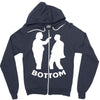 bottom eye poke Zipper Hoodie