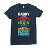 daddy you are my favorite superhero Ladies Fitted T-Shirt