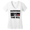 remember the 80's Women's V-Neck T-Shirt