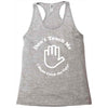 don't touch me i might catch the ugly! Racerback Tank
