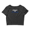 sweat is fat crying Crop Top