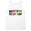 where else would you rather be than right here right now Tank Top