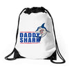 Daddy Shark Drawstring Bags