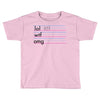 practice your texting Toddler T-shirt