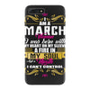 i am a march women iPhone 7 Plus Case