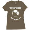piscine t shirt personnalis&eacute; votre nom 8 ball arnaqueur Ladies Fitted T-Shirt