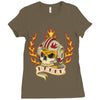 rebel for life Ladies Fitted T-Shirt