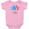 retro los angeles 1984 olympic games Baby Onesie