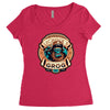 ghost pirate grog Women's Triblend Scoop T-shirt