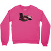 red doc marten skinhead boots, ideal birthday present or gift Crewneck Sweatshirt