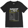 August Girl Facts Leo V-Neck Tee