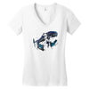alien terror from deep space Women's V-Neck T-Shirt