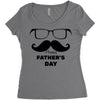 happy father's day Women's Triblend Scoop T-shirt