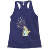 shark attack Racerback Tank