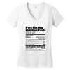 clebrity hip hop nutrition Women's V-Neck T-Shirt