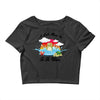 a turtle made it to the water Crop Top